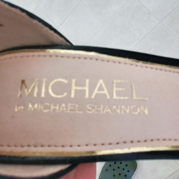 Michael By Michael Shannon Women's Romina Ankle Strap Pump Black Size 7 - Picture 11 of 16